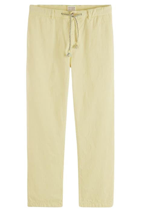 THE DRIFT- GARMENT-DYED COTTON LINEN JOGGER BANANA by Scotch & Soda