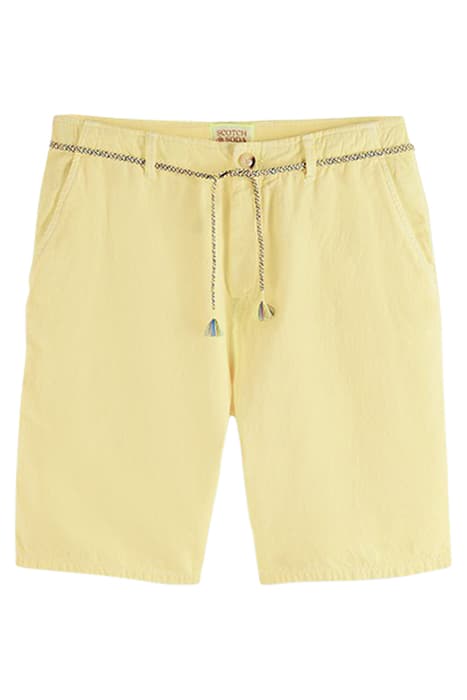 FAVE - GARMENT DYED COTTON LINEN SHORT BANANA by Scotch & Soda