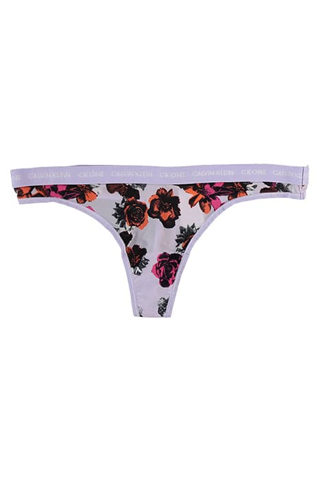 THONG FRANCES FLOWER PRINT_VERVAIN LILAC by Calvin Klein