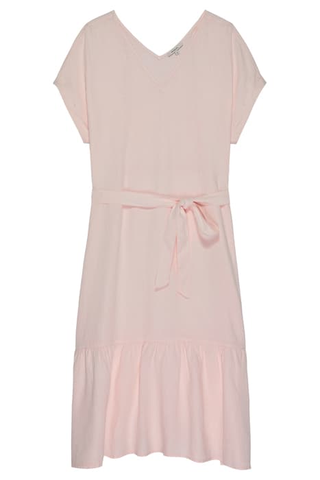 WIDE -RANGING LINEN DRESS WITH BELT MAUVE CHALK by Sandwich