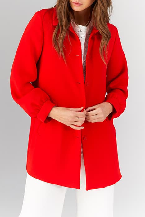 CHERRY NON-LINED COAT by ICODE