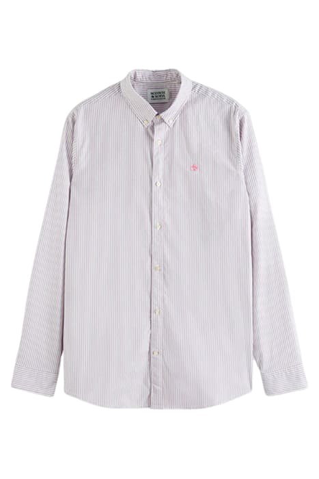 ESSENTIALS - REGULAR-FIT ORGANIC COTTON OXFORD SHIRT COMBO B by Scotch & Soda