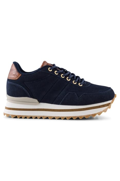 NORA III SUEDE PLATEAU DARK NAVY by Woden