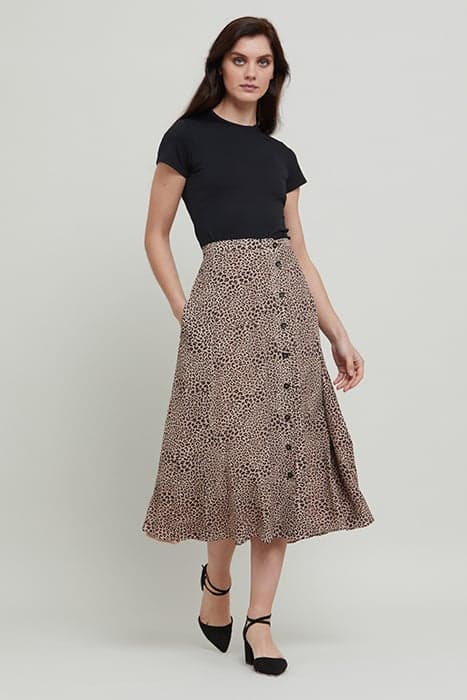 SADDIE ANIMAL PRINT SKIRT PRINT by Helen McAlinden