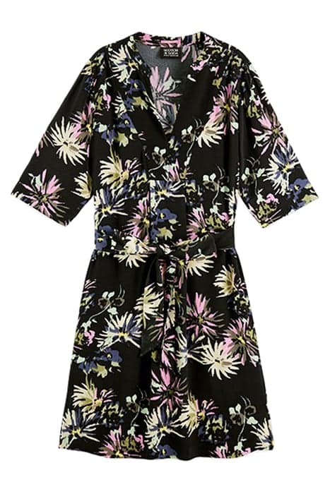 ALLOVER PRINTED LOOSE FIT DRESS ASTER BLACK by Scotch & Soda