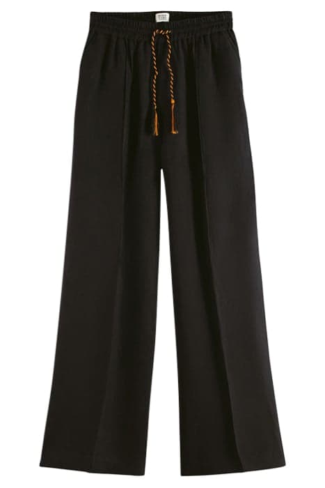 HOPE - HIGH RISE WIDE LEG PANTS BLACK by Scotch & Soda