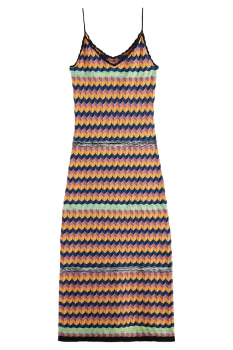 BORN TO LOVE KNITTED DRESS MULTI STRIPE by Scotch & Soda