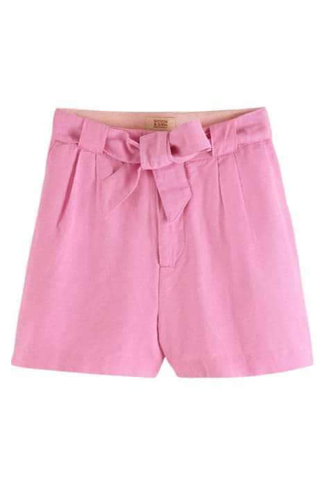 HIGH RISE CASUAL PRINTED SHORTS ORCHID PINK by Scotch & Soda