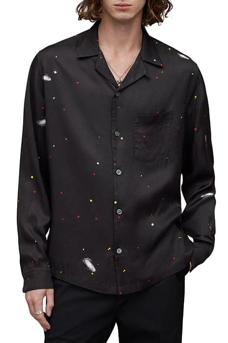 GALAXY LS SHIRT JET BLACK by AllSaints