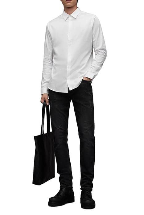 SIMMONS LS SHIRT OPTIC WHITE by AllSaints