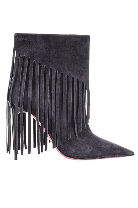 OLYMPE TRONCHETTO SUEDE BLACK by PINKO