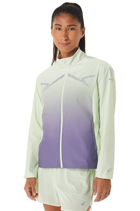 LITE-SHOW JACKET WHISPER GREEN/DUSTY PURPLE by ASICS