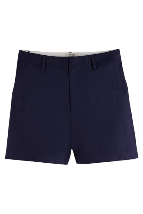 HIGH RISE CHINO SHORTS NAVY by Scotch & Soda