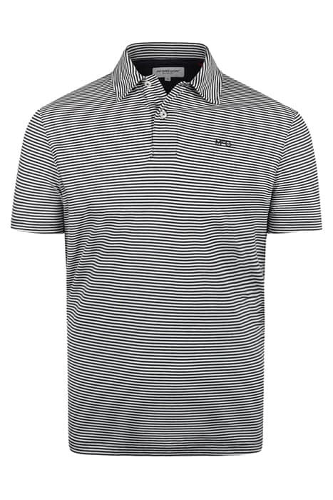 STRIPE JERSEY POLO NAVY by McGregor