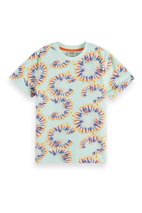 COTTON IN CONVERSION RELAXED-FIT ALL-OVER PRINTED T-SHIRT TI by Scotch & Soda