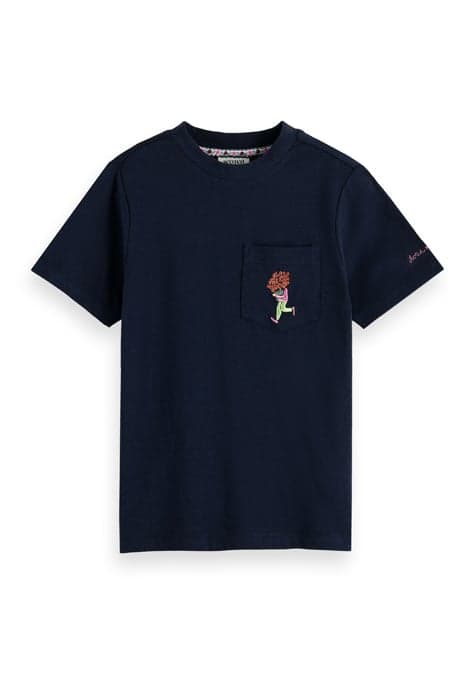 REGULAR-FIT ARTWORK T-SHIRT NIGHT by Scotch & Soda