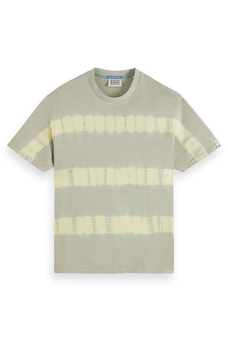 TIE-DYE RELAXED-FIT T-SHIRT IN ORGANIC COTTON SANDSTONE by Scotch & Soda