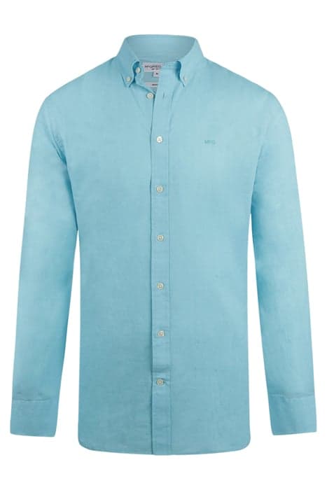 COTTON LINEN SHIRT AQUA by McGregor