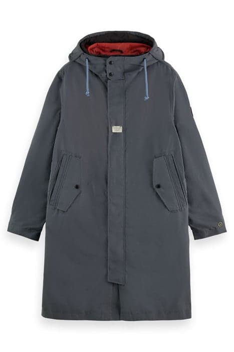 NYLON PARKA WITH DETACHABLE INNER GRAPHITE by Scotch & Soda