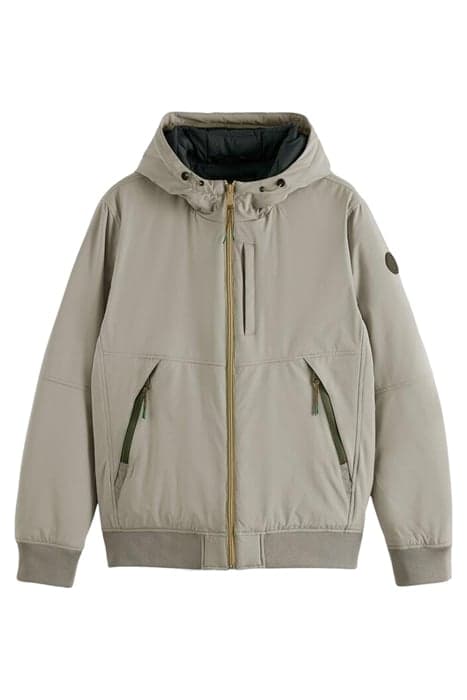 HOODED JACKET WITH STRETCH STEEL by Scotch & Soda