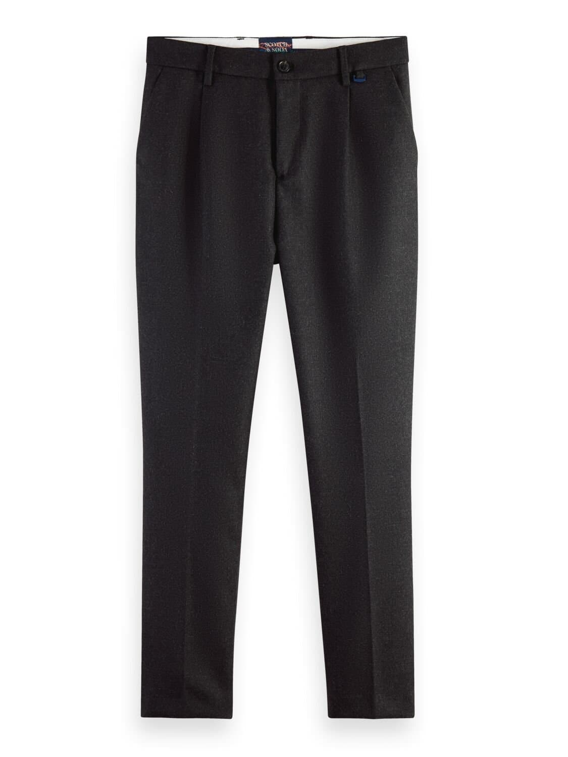 FORMAL PLEAT PANT GREY MELANGE by Scotch & Soda