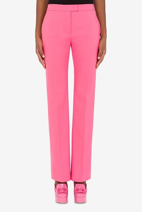 60'S STRETCH CANVAS TROUSERS PINK by Moschino