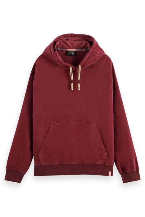 CORDUROY HOODIE BORDEAUX by Scotch & Soda