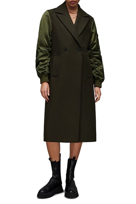 PAULAH COAT KHAKI GREEN by AllSaints