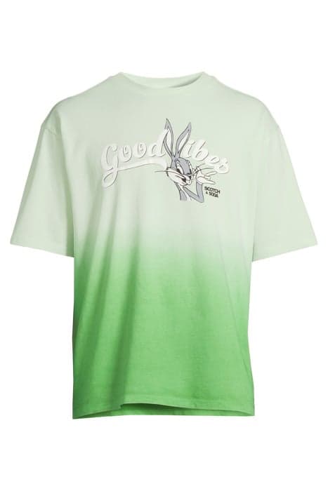 BUGS BUNNY - DIP-DYE SHORT SLEEVED PRINTED T-SHIRT LIME by Scotch & Soda