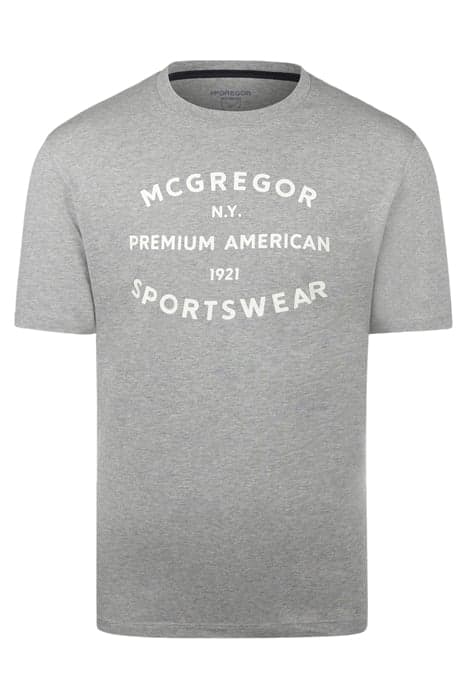 T- SHIRT PREMIUM MEDIUM GREY MELANGE by McGregor