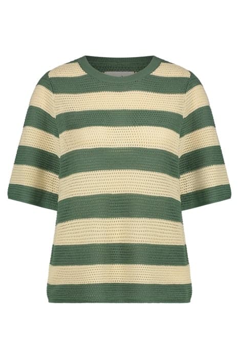 ILA KNITTED PULL IVY SANDSHELL STRIPE by Another Label