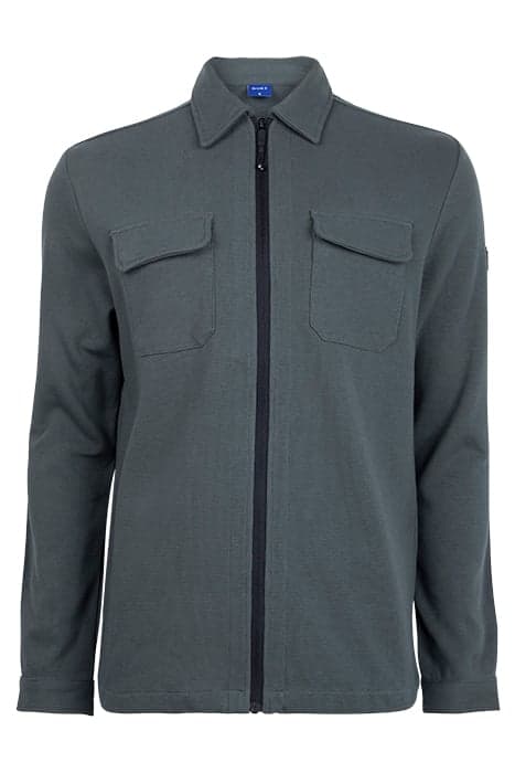 OVERSHIRT FULL ZIP MUD by Qubz