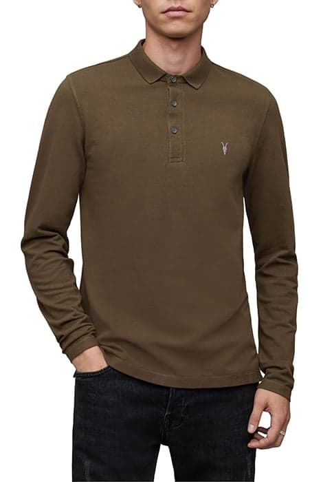 REFORM LS POLO TEA LEAF GREEN by AllSaints