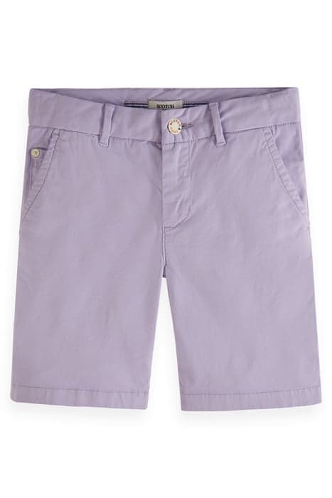 GARMENT-DYED CHINO SHORTS LILAC by Scotch & Soda