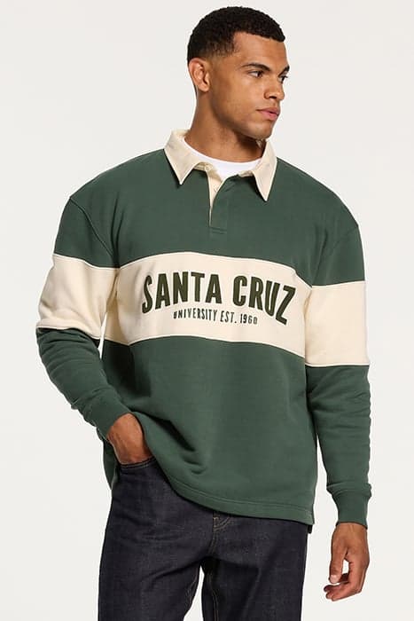 SANTA CRUZ POLO SWEATER CILANTRO GREEN by Shiwi