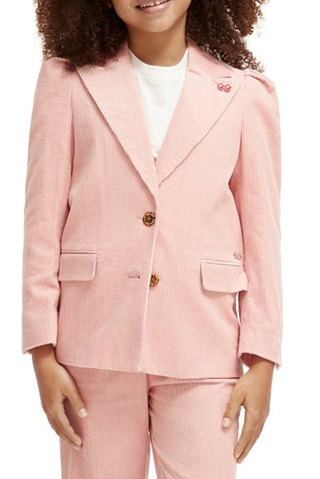 SINGLE-BREASTED CORDUROY BLAZER DUSTY PINK by Scotch & Soda