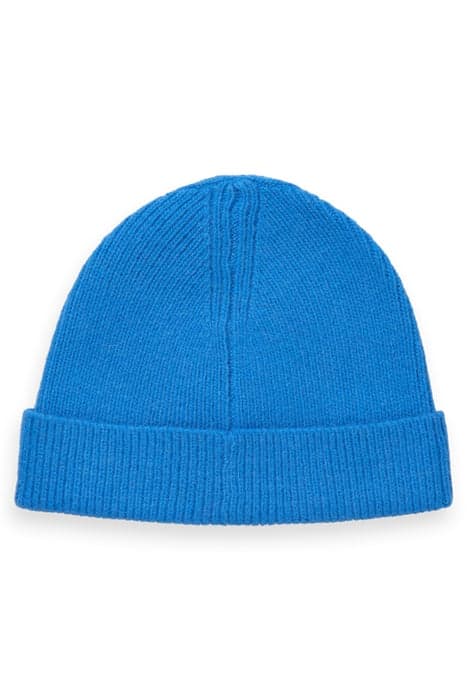 WOOL-ALPACA BLEND RIB KNIT BEANIE RHYTHM BLUE by Scotch & Soda