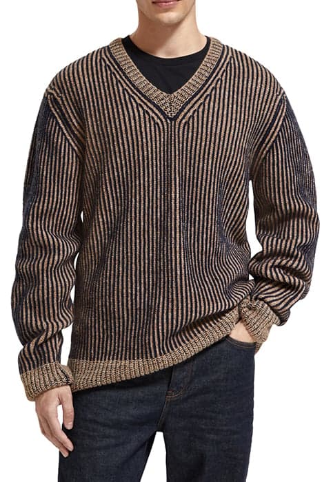 REGULAR FIT WOOL-BLEND PULLOVER NIGHT by Scotch & Soda