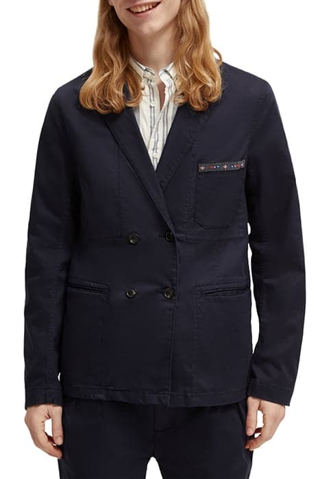 BEAD-TRIMMED WORKWEAR BLAZER NIGHT by Scotch & Soda