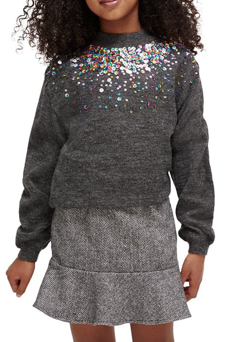 SEQUIN PULLOVER GREY MELANGE by Scotch & Soda