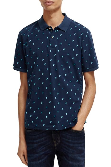 AOP POLO MUSIC NOTE STEEL by Scotch & Soda