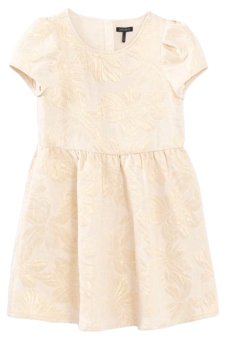 GIRLS’ BEIGE JACQUARD DRESS by IKKS