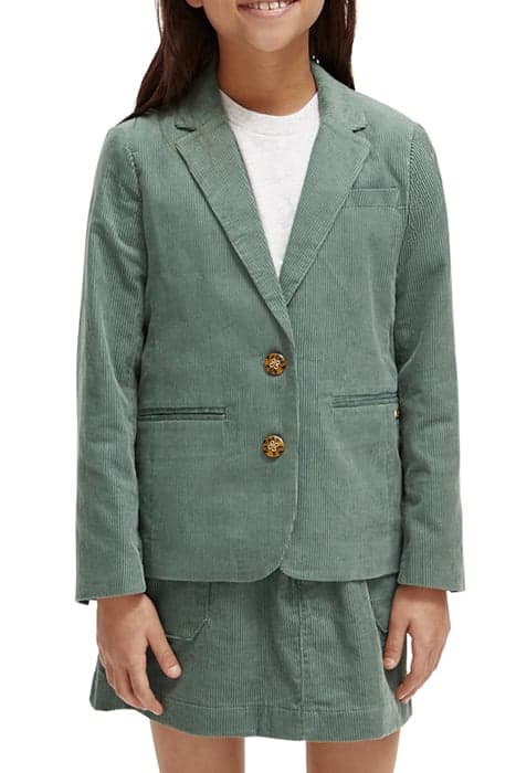 LIGHTWEIGHT CORDUROY BLAZER ARCHIVE GREEN by Scotch & Soda