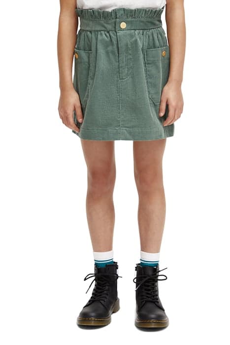 CORDUROY MINI SKIRT ARCHIVE GREEN by Scotch & Soda