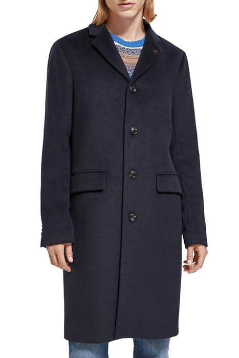 CLASSIC WOOL BLEND OVERCOAT NIGHT by Scotch & Soda