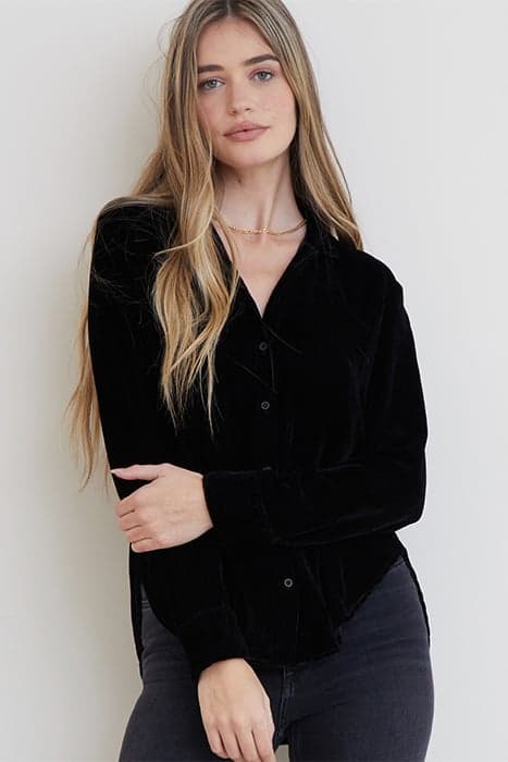 LONG SLEEVE CLEAN SHIRT BLACK by Bella Dahl