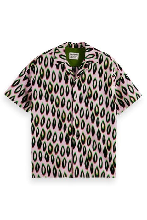 ALLOVER PRINTED SHORT SLEEVE SHIRT PUNK LEOPARD PINK by Scotch & Soda