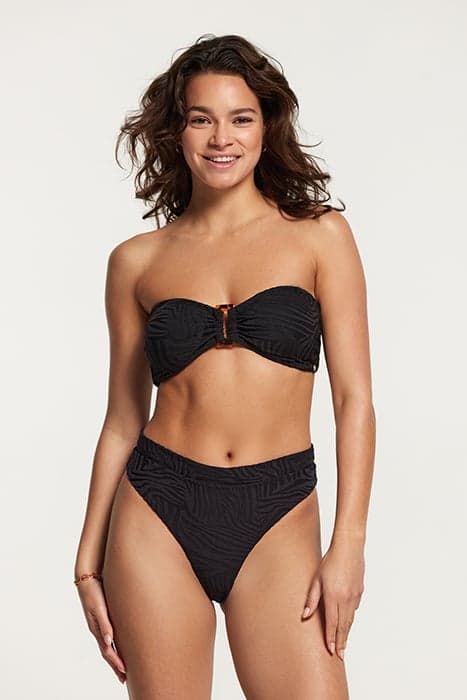 ZOE BIKINI SET BERMUDA TIGER STRUCTURE BLACK by Shiwi