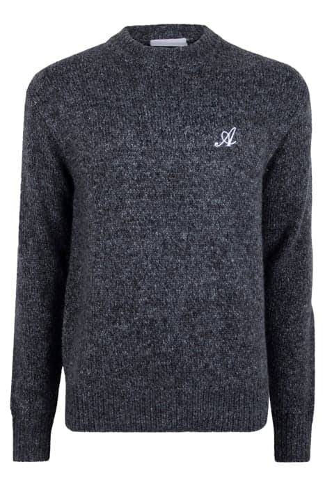 INITIAL SWEATER GREY MELANGE by Axel Arigato