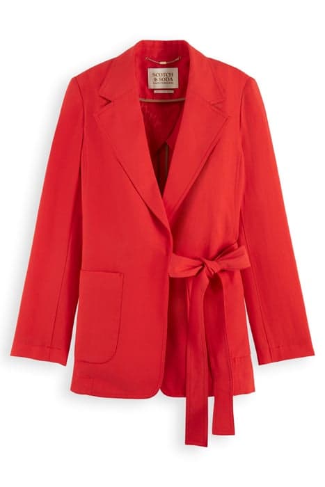 WRAP BLAZER AMP RED by Scotch & Soda